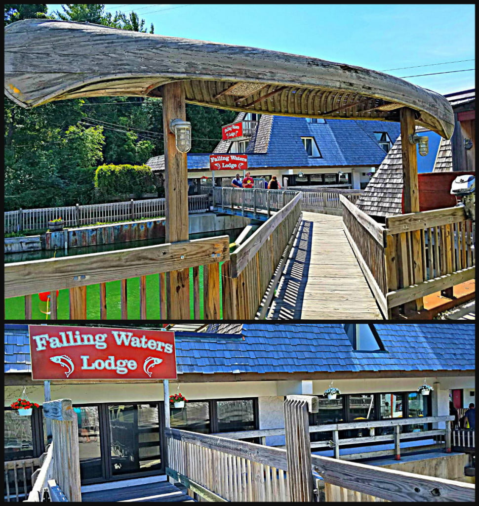 Fishtown USA Leland MI Dam Falling Waters Lodge