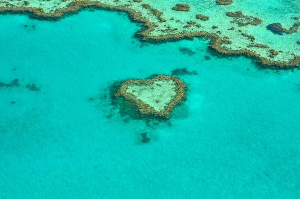 Heart Reef in Great Barrier Reef - Most Beautiful Places in Australia to Visit
